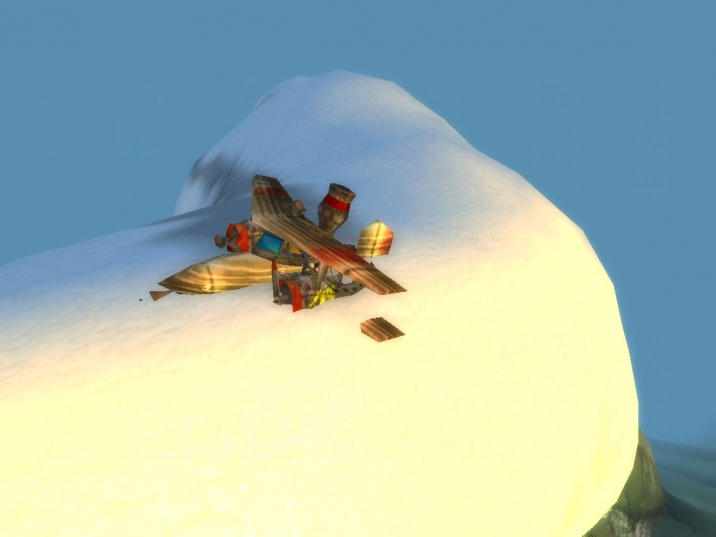 Un crash d'avion au sommet d'Hyjal